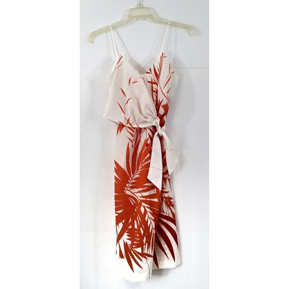 Vintage Hawaiian Print Dress Sz 12